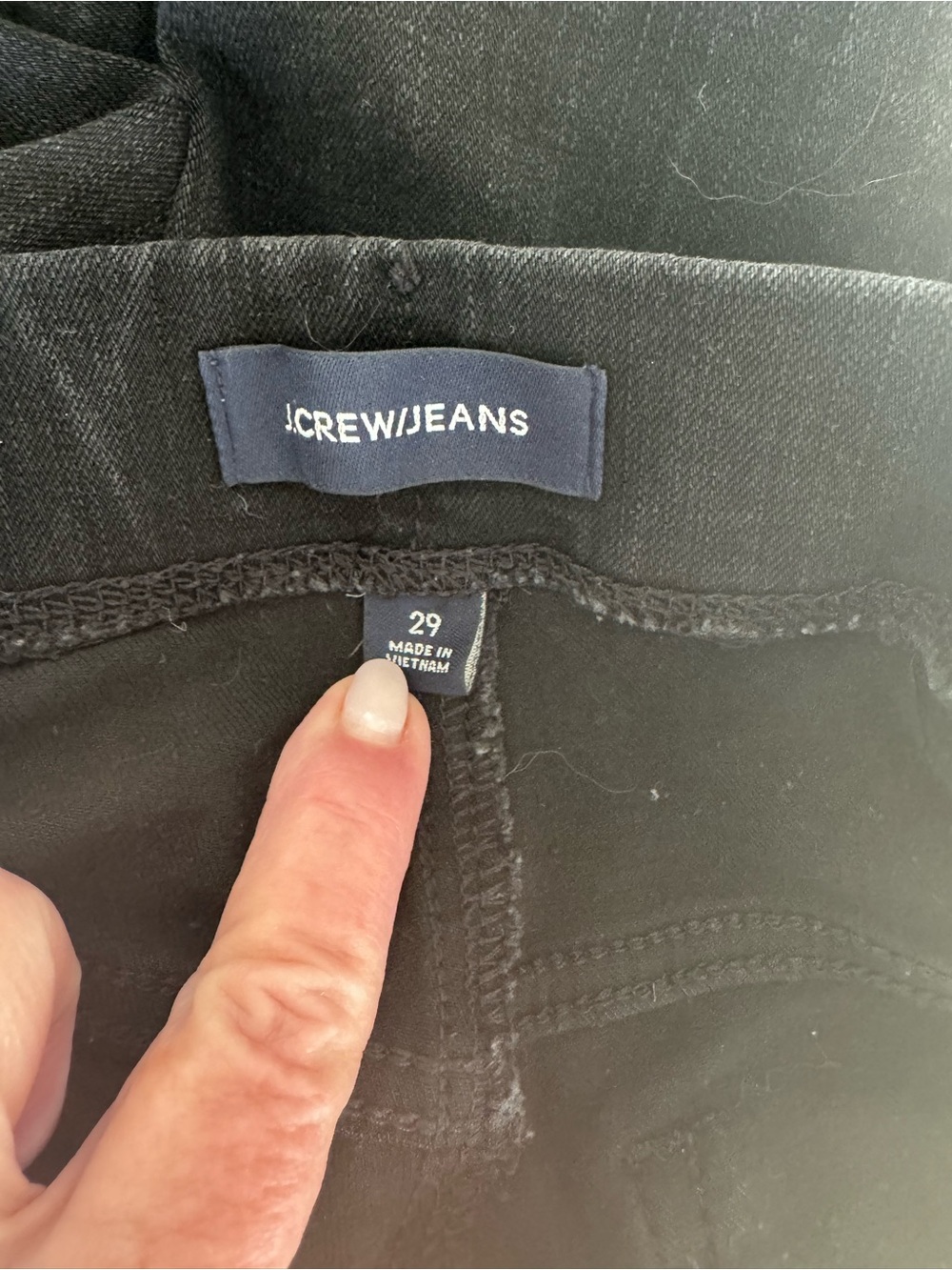 J. Crew Black Jeans Skinny Fit